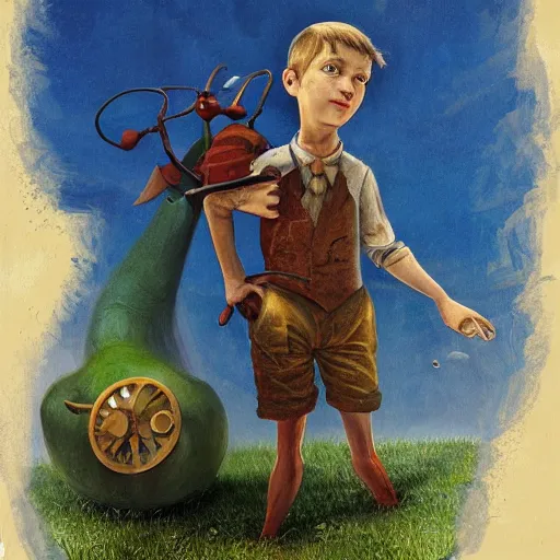 Prompt: art by william joyce