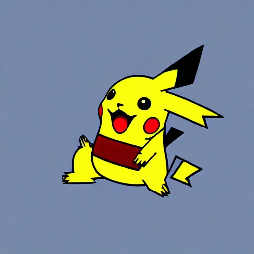 Prompt: an xray of pikachu,