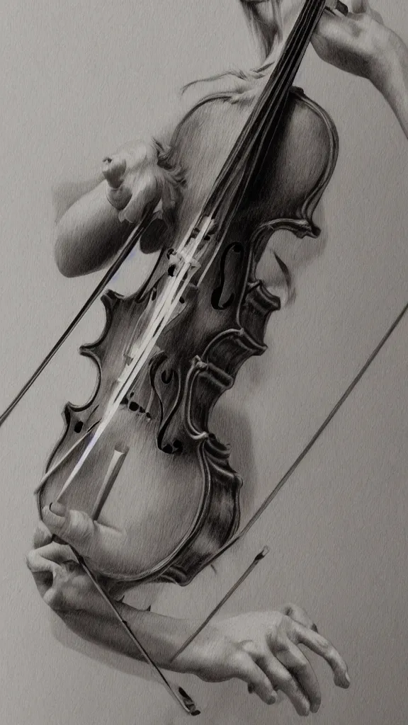 Image similar to portrait of a spider playing a violin, detailed, elegant, highly detailed, artstation, concept art, illustration, sharp focus, art by kurozaki sakura,