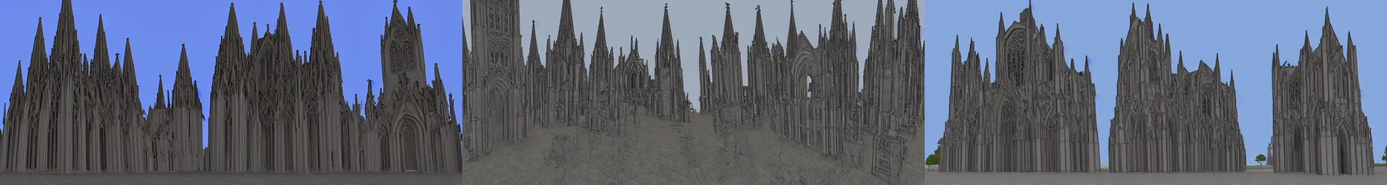Prompt: Gothic cathedral in Roblox