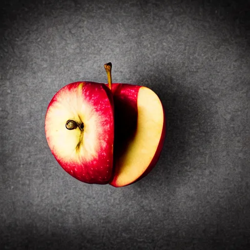 Image similar to dlsr food photograph of an apple shaped as a perfect cube, corners, square, cube, dice, 5 0 mm f 1. 4