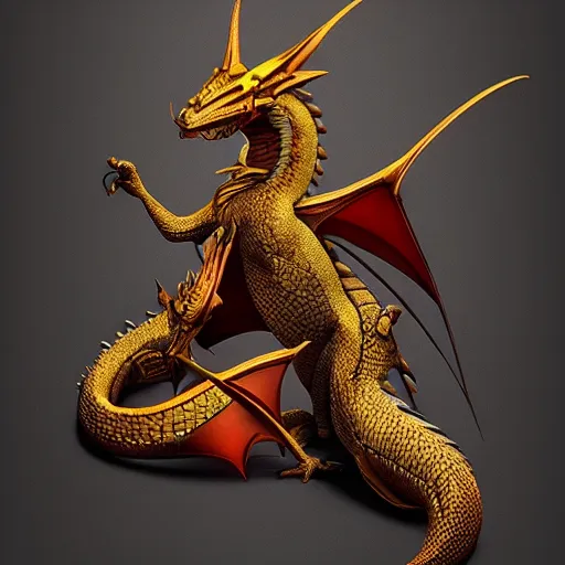 Image similar to a dragon whose scales are made out of rubies and diamonds, unreal engine, artstation