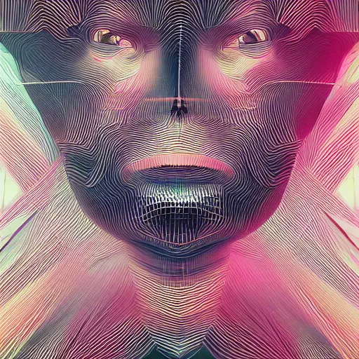 Image similar to in Ash Thorp behance style