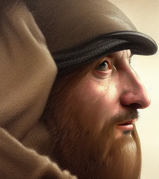 Prompt: portrait of a man building a machine, by ( leonardo da vinci ), sharp focus, intense emotion, illustration, centered, intricate, artstation, detailed facial expression, elegant, highly detailed, digital painting, concept art, wlop, smooth, detailed surroundings