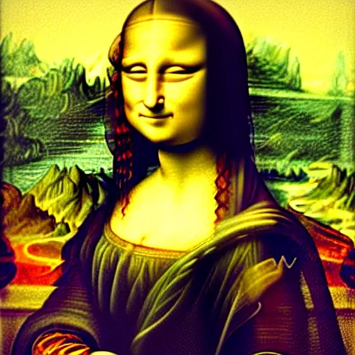 Image similar to the mona lisa, by leonardo da vinci