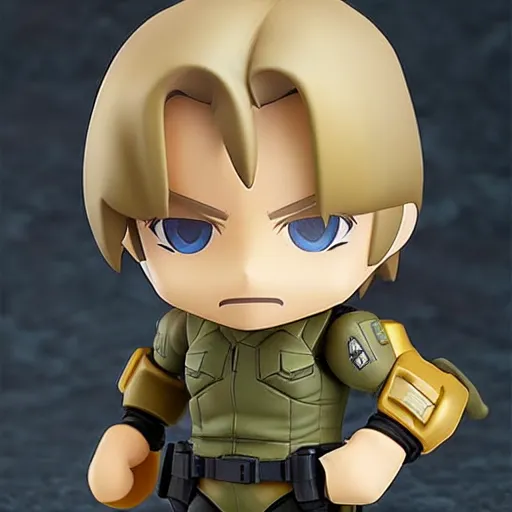 Prompt: big boss metal gear solid 3 d octane render, nendoroid, photo realistic