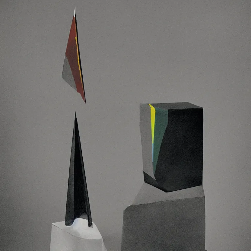 Image similar to an impossible quantum readymade object named Fontaine by Marcel Duchamp on a pedestal, packshot, by Irving Penn and Man Ray, color bleed, 4k