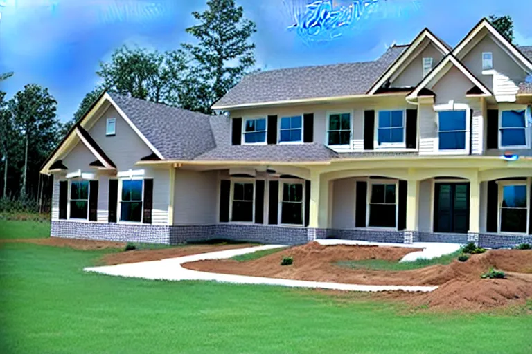 Image similar to a completed home construction