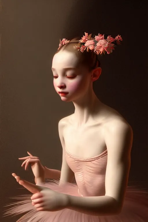 Prompt: epic professional digital art of sweet ballerina accent lighting, painted, intricate, detailed, cheery, fun, effervescent, by roberto ferri, epic, stunning, gorgeous, much wow, much detail, cinematic, masterpiece, unreal engine render