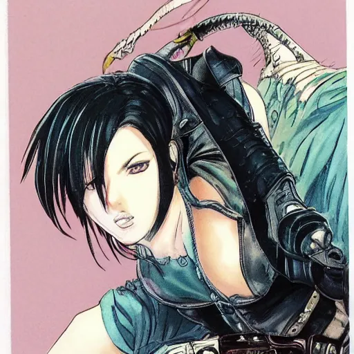 Image similar to tifa lockheart by masamune shirow