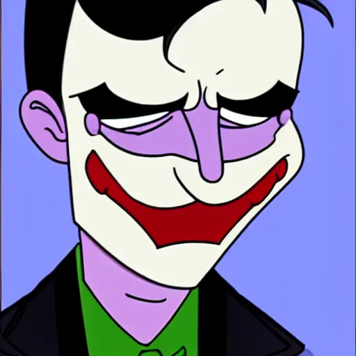 Prompt: the joker making an appearance in family guy