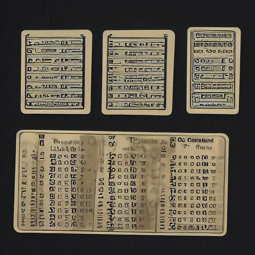 Prompt: computer cards : punched tab ( hollerith tabulator )