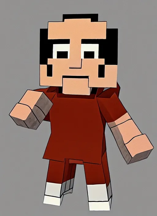 Prompt: uncke iroh in minecraft