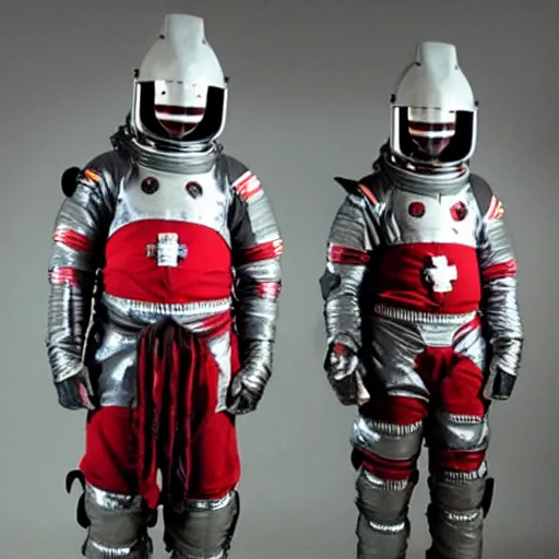 Image similar to space suits for Knights templar