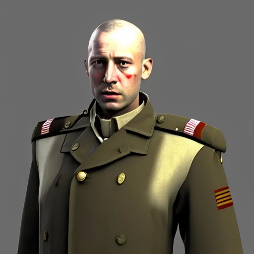 Prompt: Pyotr Boris Guskovsky from Battlefield 2042