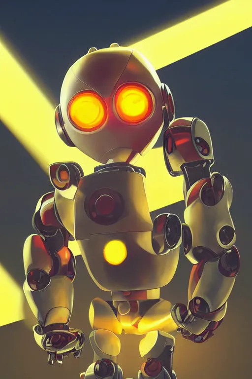 Image similar to metabots medabots medarotto medarot robot minimalist comics helmet mask neon cybereye, behance hd by jesper ejsing, by rhads, makoto shinkai and lois van baarle, ilya kuvshinov, rossdraws global illumination ray tracing hdr radiating a glowing aura