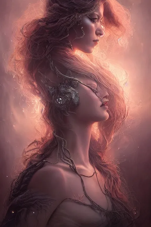 Prompt: majestic and regal portrait of a beautiful young female poison goddess!!, intricate, epic, elegant, menacing, fantasy, highly detailed, digital painting, hard focus, beautiful volumetric lighting, epic light, ultra detailed, souls, smoke, by leesha hannigan, ross tran, thierry doizon, kai carpenter, ignacio fernandez rios