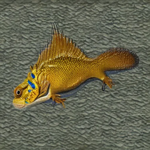 Prompt: working dragonet with computer photorealistic