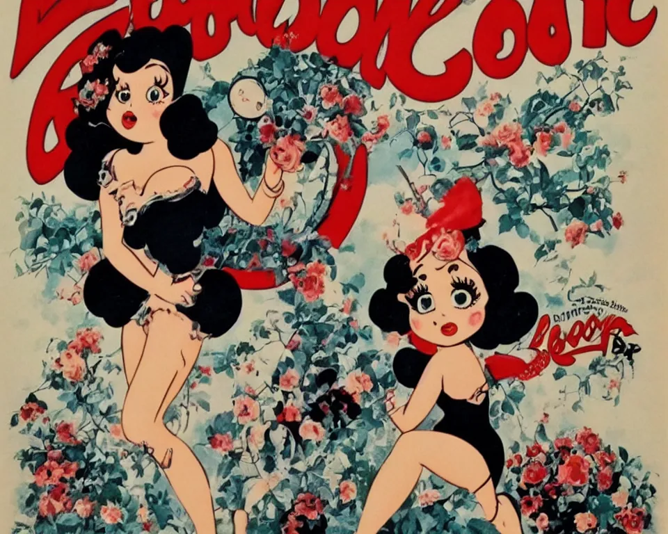 Image similar to vintage Betty Boop poster