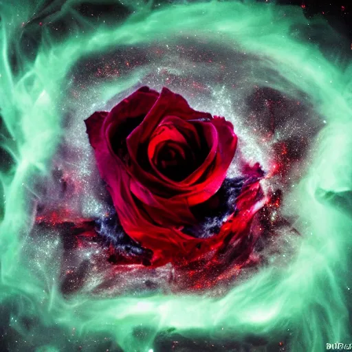 Prompt: award - winning macro of a beautiful radiant black rose made of molten magma and nebulae on black background by harold davis, georgia o'keeffe and harold feinstein, highly detailed, hyper - realistic, inner glow, trending on deviantart, artstation and flickr, nasa space photography, national geographic