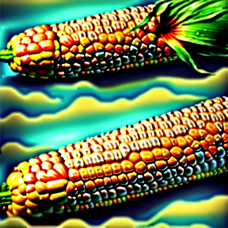 Image similar to corn in the sea vintage coutry style