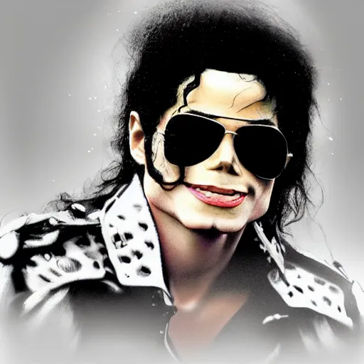 Image similar to michael jackson, creative photo manipulation, photoshop, digital art