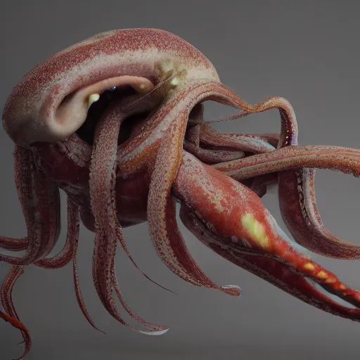 Prompt: hyperrealistic dslr film still of redneck disguised as an amorphous squid, stunning 8 k octane comprehensive 3 d render, inspired by istvan sandorfi & greg rutkowski & unreal engine, perfect symmetry, dim volumetric cinematic lighting, extremely hyper - detailed, extremely lifelike attributes & lifelike texture, intricate, masterpiece, artstation, stunning