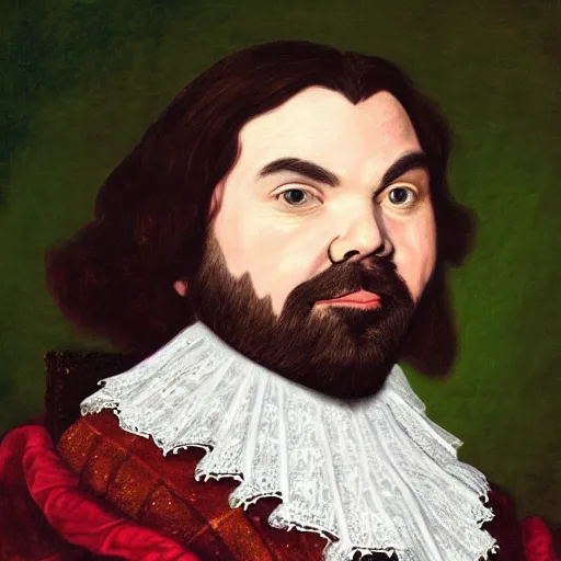 Prompt: photorealistic portrait of Matt Berry as a 17th century nobleman.