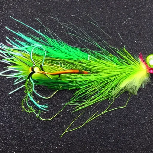 Image similar to Pop Wonder NFT - Alien Bog Friendly Monster fishing-pole-and-bait, Art