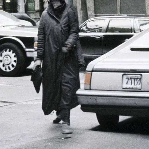 Image similar to covert surveillance photo of unidentified female suspect on a New York City street in 1985