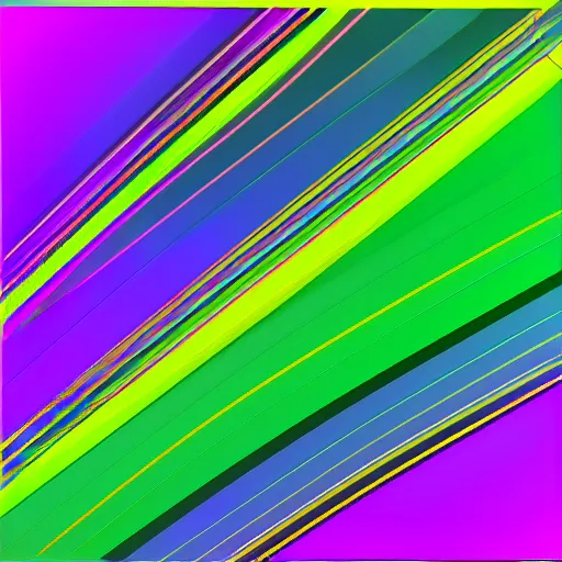 Prompt: vector lines of geometric storefront light green, light blue, light yellow, light purple, digital art