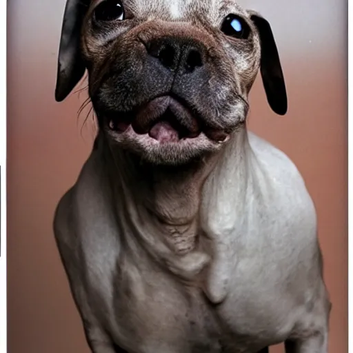 Image similar to a really, REALLY ugly dog.