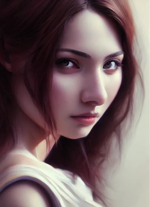 Image similar to photo of a gorgeous young woman in the style of stefan kostic, realistic, sharp focus, 8k high definition, insanely detailed, intricate, elegant, art by stanley lau and artgerm