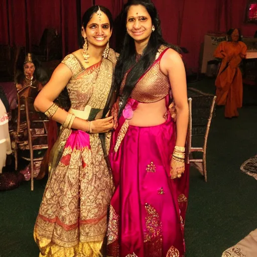 Image similar to padma and parvati patil, yule ball