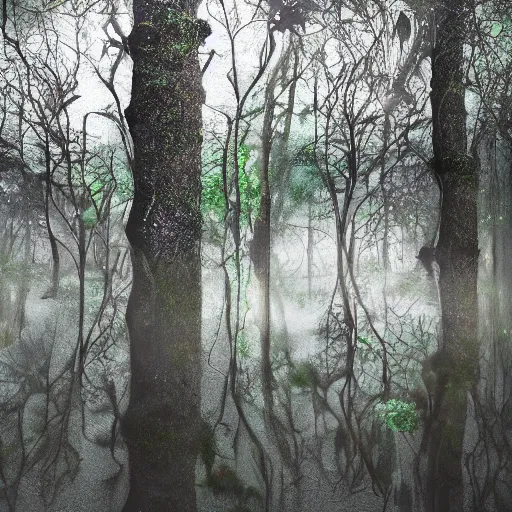Prompt: massive lake, massive tree, roots, treant, subtle patterns, reflections, intricate texture, highly detailed, alien world, magical spores, glistering, fungal, light shafts, light diffusion, natural, fireflies, magical, ferns,