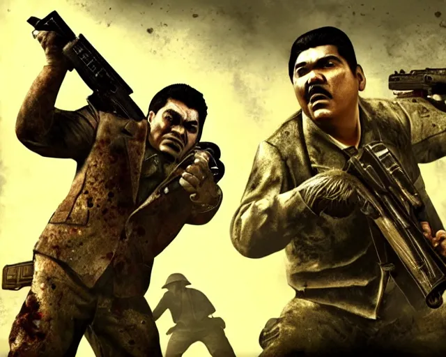 Image similar to der riese, call of duty zombies, george lopez, george lopez