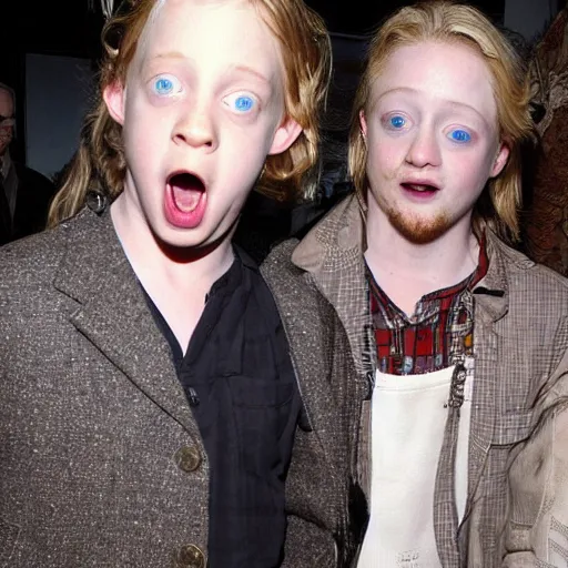 Prompt: macaulay culkin looking surprised