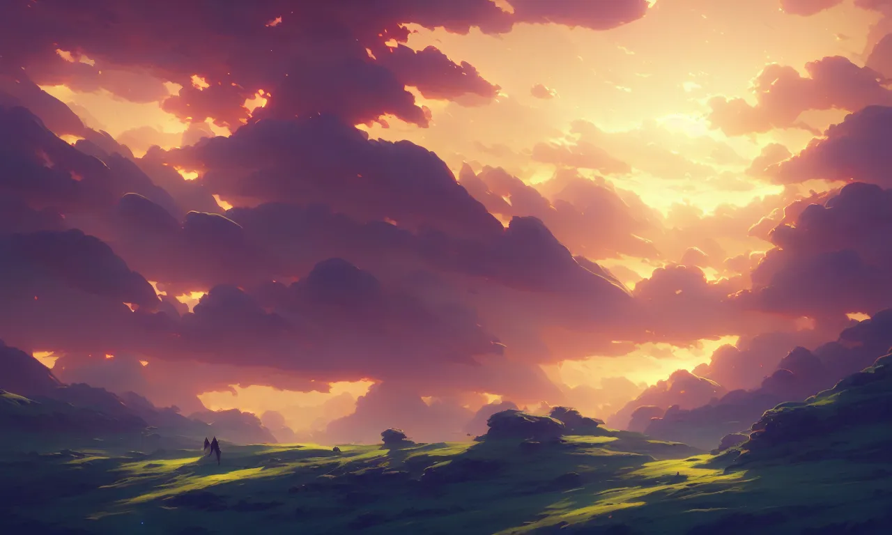 Image similar to heavenly landscape, behance hd by jesper ejsing, by rhads, makoto shinkai and lois van baarle, ilya kuvshinov, rossdraws global illumination