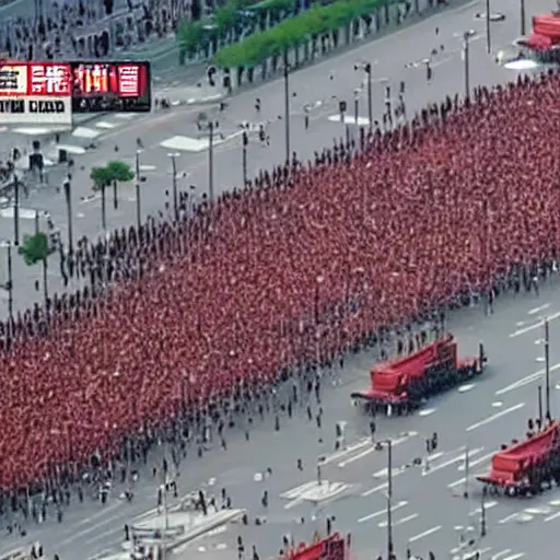 Image similar to reacts to Tiananmen Square, YouTube thumbnail