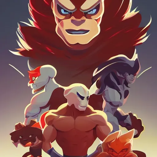 Image similar to face icon stylized minimalist thundercats, loftis, cory behance hd by jesper ejsing, by rhads, makoto shinkai and lois van baarle, ilya kuvshinov, rossdraws global illumination