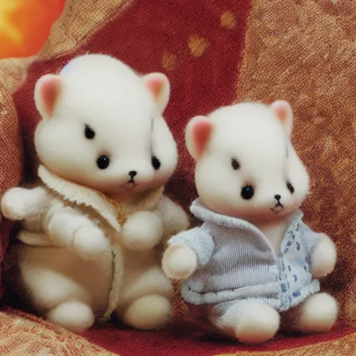 Image similar to calico critters the godfather