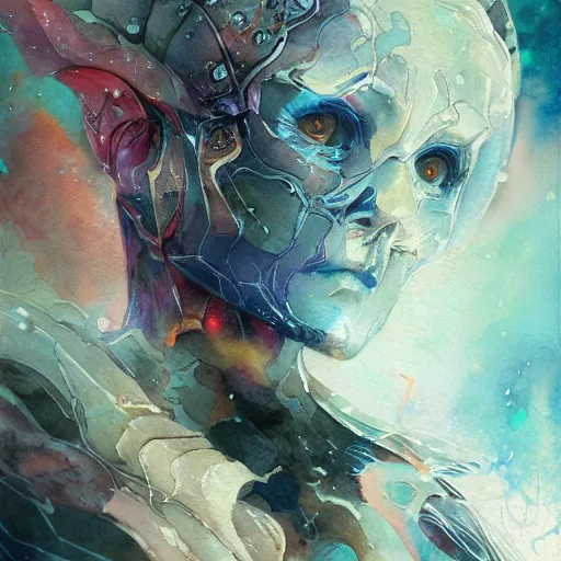 Prompt: nebula pizza, watercolor intricate line drawings, by Yoshitaka Amano, Ruan Jia, Kentaro Miura, Artgerm, detailed, trending on artstation, hd, masterpiece,