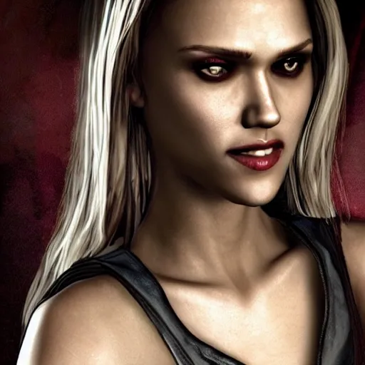 Image similar to jessica alba, vampire the masquerade bloodlines, troika games, vtmb, vtm