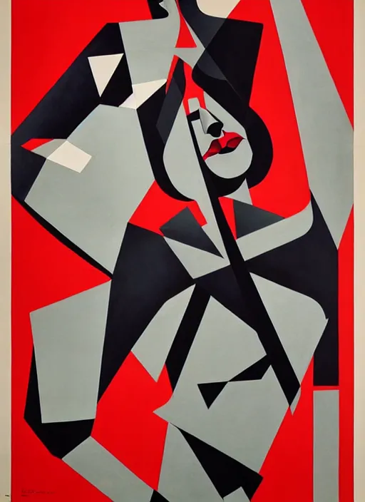 Image similar to constructivism monumental graphic super flat style figurative detailed portrait by avant garde painter and leon bakst, illusion surreal art, highly conceptual figurative art, intricate detailed illustration drawing, controversial poster art, geometrical drawings, no blur