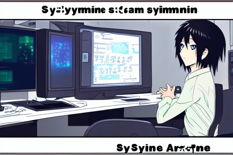 Prompt: anime sysadmin