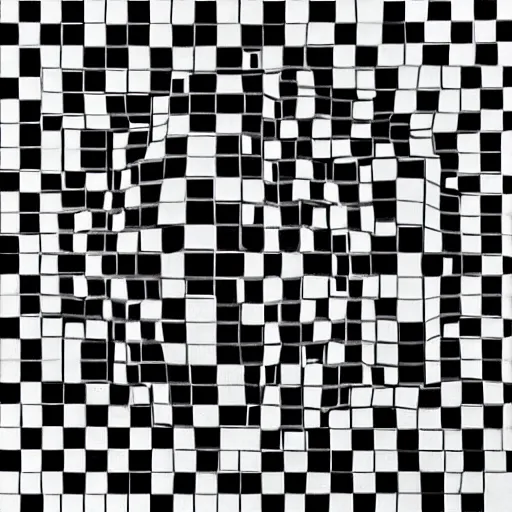 Image similar to a shopping mall designed by Victor Vasarely