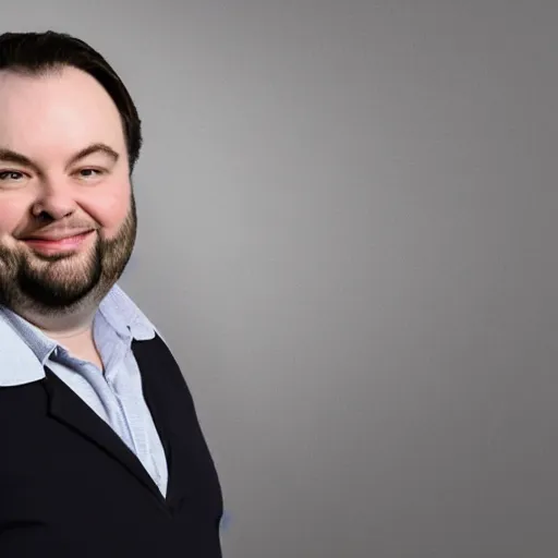 Image similar to rich evans, head and shoulders studio photo