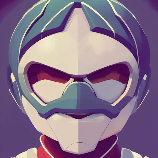 Image similar to face icon stylized minimalist mega man, loftis, cory behance hd by jesper ejsing, by rhads, makoto shinkai and lois van baarle, ilya kuvshinov, rossdraws global illumination