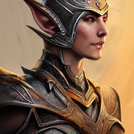 Image similar to elder scrolls high elf, concept art, fantasy, highly detailed, smooth, digital painting, concept art, by shaddy safadi