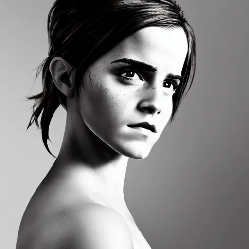 Prompt: Emma Watson full shot modeling as Lara Croft, (EOS 5DS R, ISO100, f/8, 1/125, 84mm, postprocessed, crisp face, facial features)